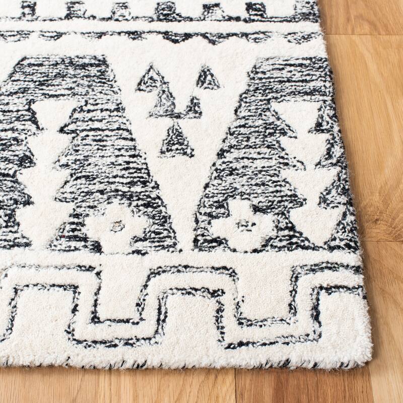 SAFAVIEH Handmade Abstract Bionda Modern Wool Rug