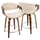 preview thumbnail 26 of 29, Carson Carrington Sauda Mid-century Modern Counter Stools (Set of 2) - N/A