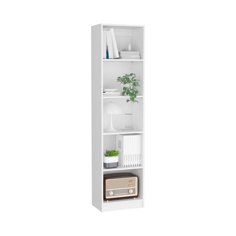 Vinton XS Bookcase Compact Bookshelf with Multiple Shelves