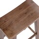 preview thumbnail 15 of 80, The Gray Barn Vermejo Wire-brushed Rubberwood Saddle Stool