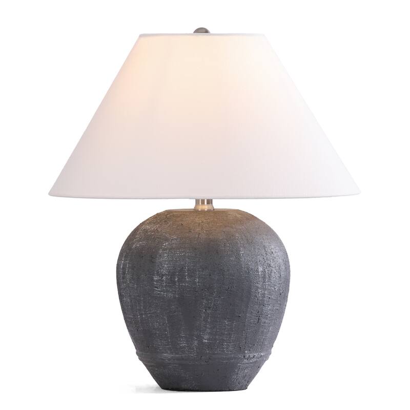 Global Accent Ceramic Table Lamp with Linen Shade