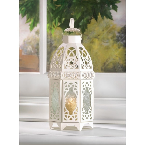 White moroccan lantern cheap