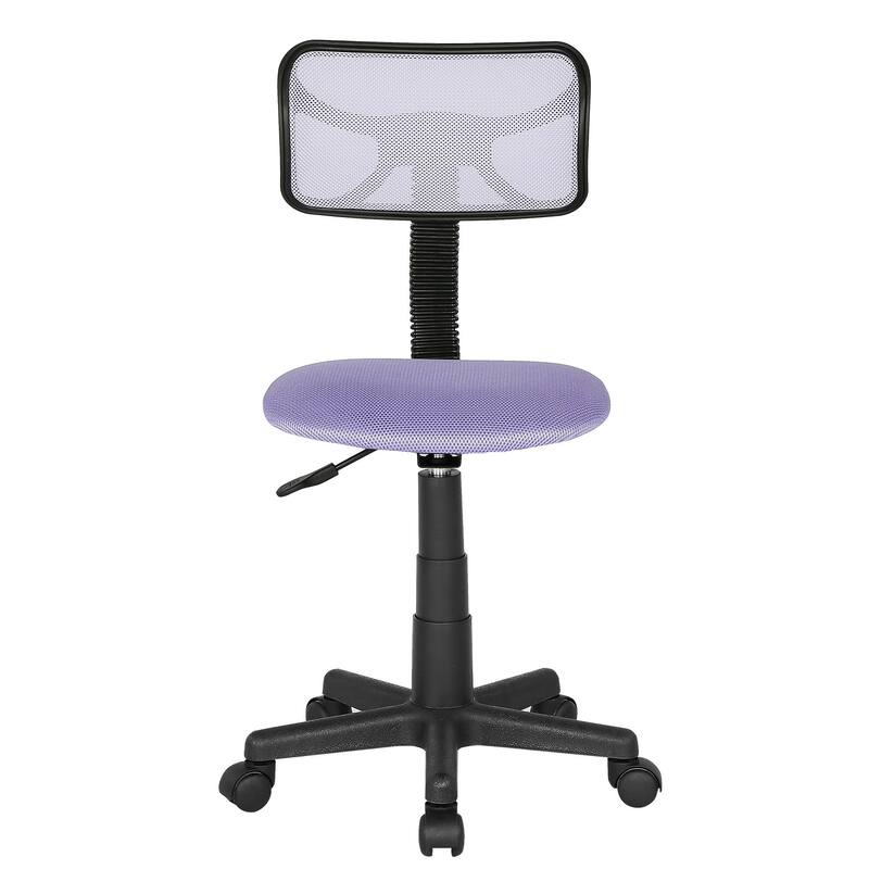 JJS Kids' Height-adjustable Mesh-back Rolling Swivel Task Chair