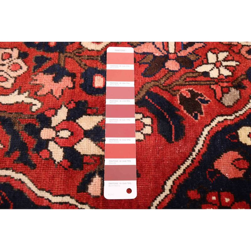 ECARPETGALLERY Hand-knotted Kayseri Vintage Red Wool Rug - 6'11 x 10'8