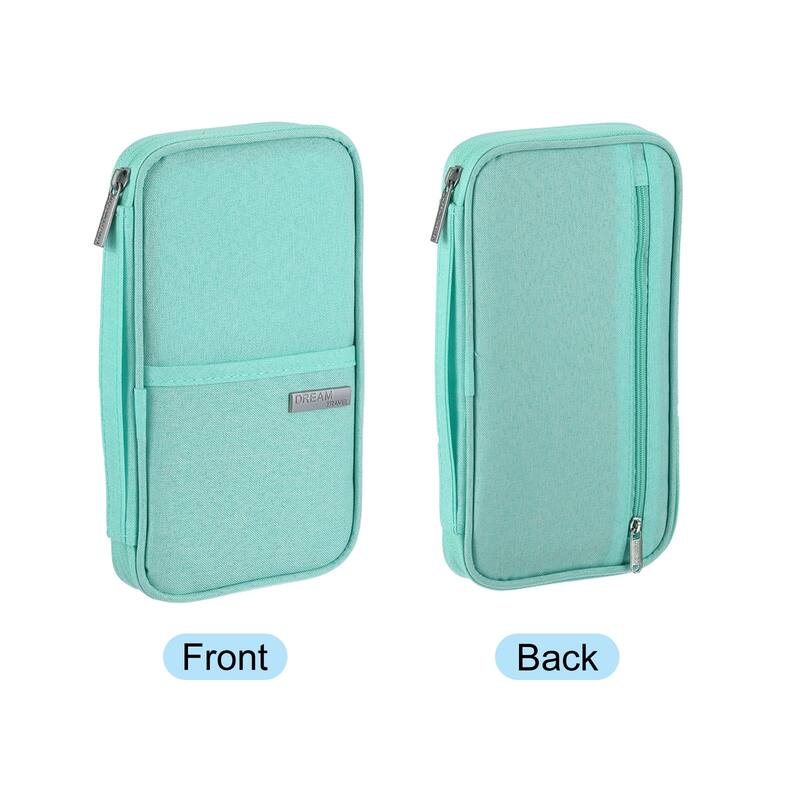 9x5" Multi-Pockets Family Passport Holder Travel Wallet Holder Cover