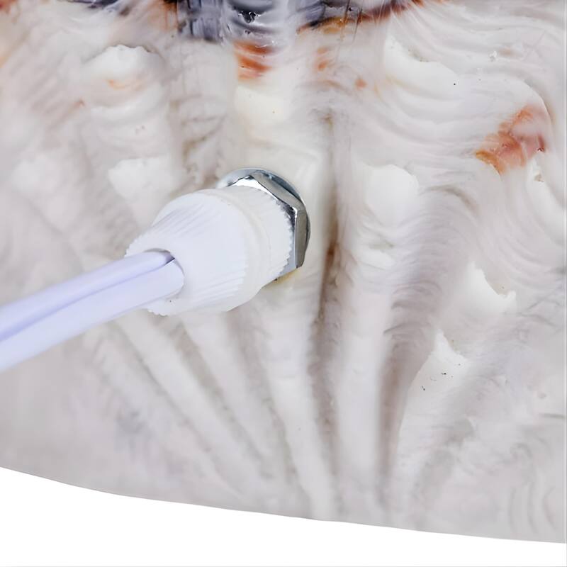 Aria Home Scallop Shell Table Lamp Sculpted Sandstone coastal accent