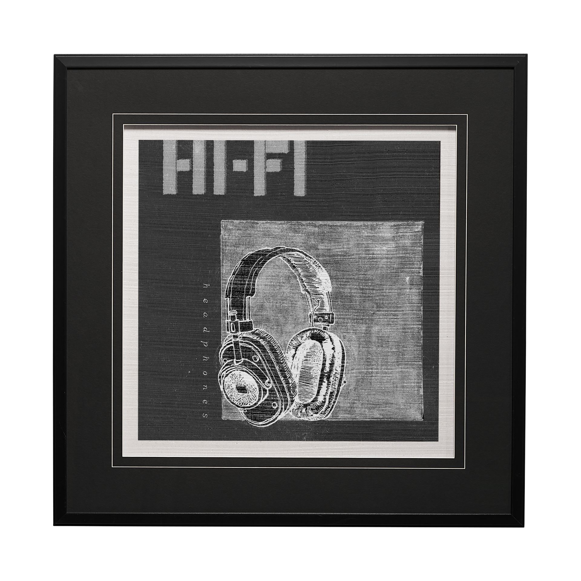 Retro Tone II by Alarm a Hand Embellished Textured Framed Art Print Matted under Glass