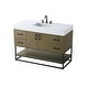 preview thumbnail 6 of 134, Lennox 48 - 60 Inch Single Bathroom Vanity