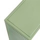 preview thumbnail 8 of 7, 27.56"Glass Doors Modern Two-door Wall Cabinet with Featuring Three-tier Storage for Entryway Living Room Bathroom