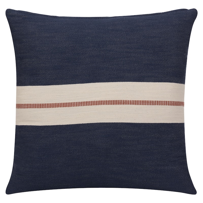Sevita Striped Cotton Throw Pillow