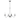 Millennium Lighting Delvona 4 Light Chandelier in Matte Black