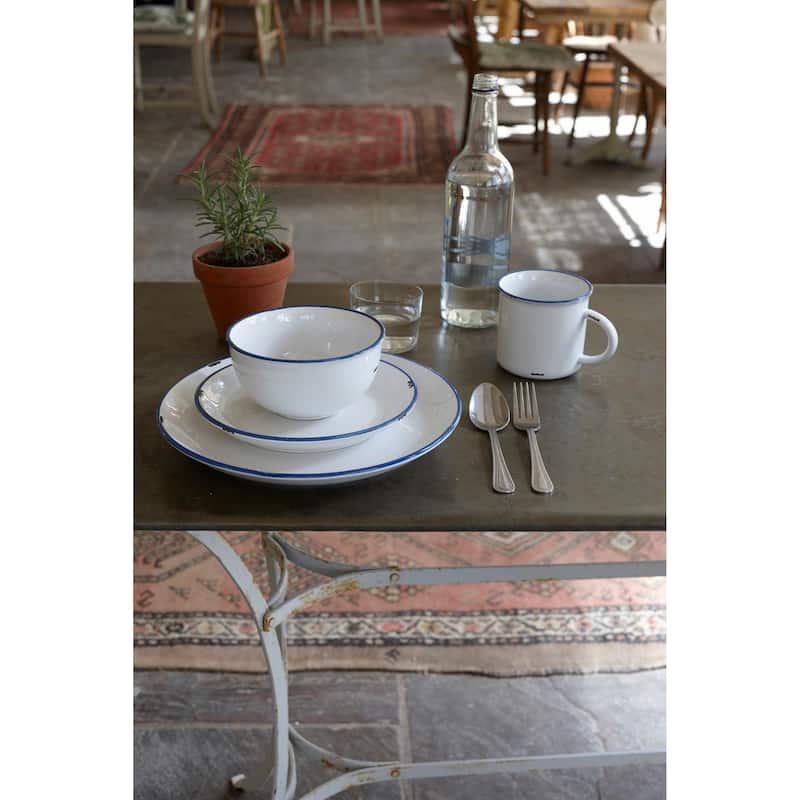 Tinware Dinner Plates- Set of 4
