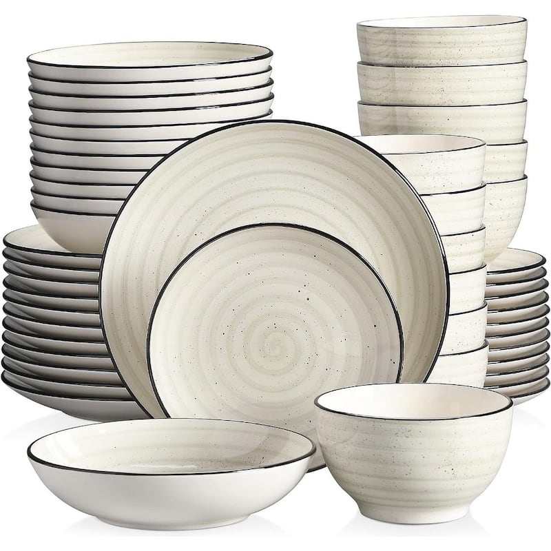 vancasso Bonbon Stoneware 48-Piece Dinnerware Set(Service for 12)
