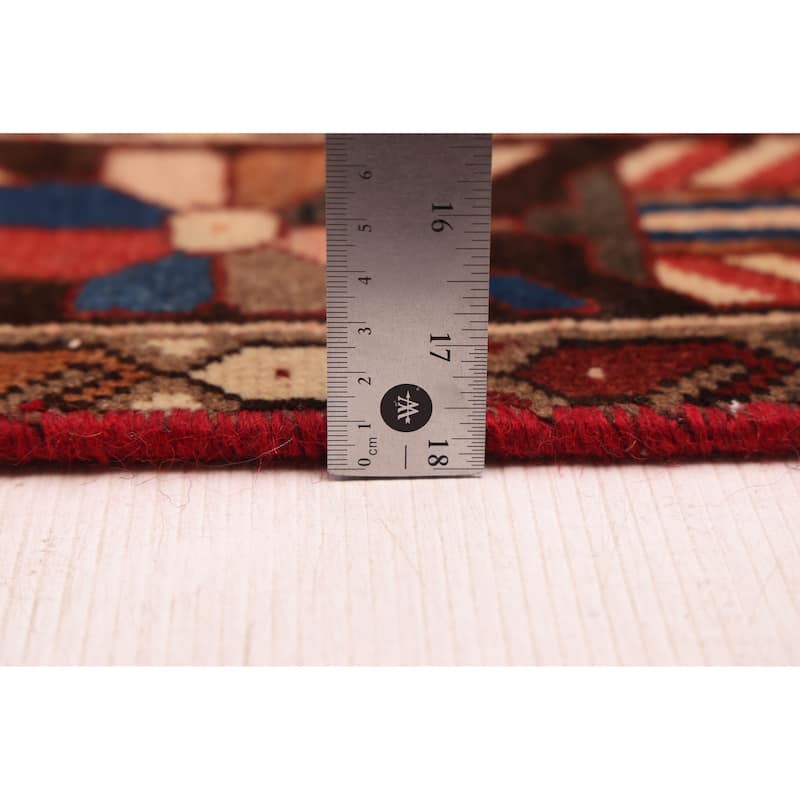 ECARPETGALLERY Hand-knotted Kayseri Vintage Red Wool Rug - 6'11 x 9'9