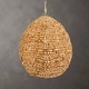 preview thumbnail 2 of 6, Uttermost Kauri 1 Light Wooden Bead Pendant - N/A