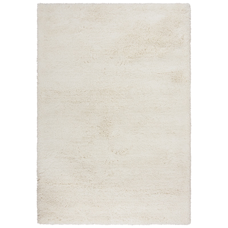 Alora Decor Oregon Hand-tufted Solid Rug - 5' x 7'6" - Ivory