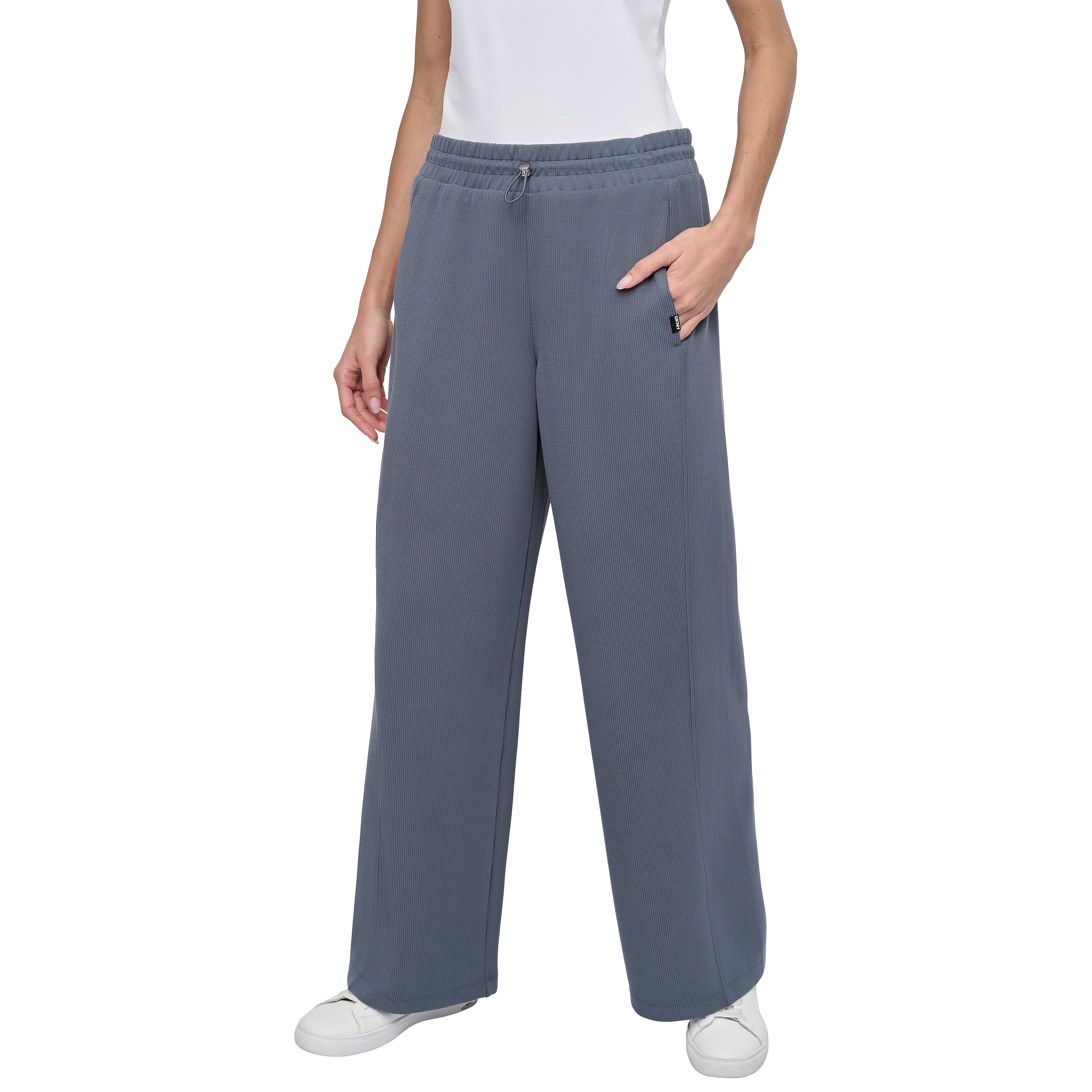 archive DKNY コーティング パンツ 32 DKNY Sport Highline Rib Wide Leg Pant - Overstock - 43157352