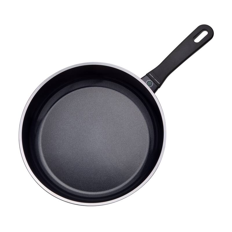 Henckels Nola 3.9-qt Aluminum Ceramic Nonstick Saute Pan with Lid - Black