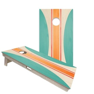 Surf Board Beau Surf Board Regulation 2x4 Cornhole Board Set