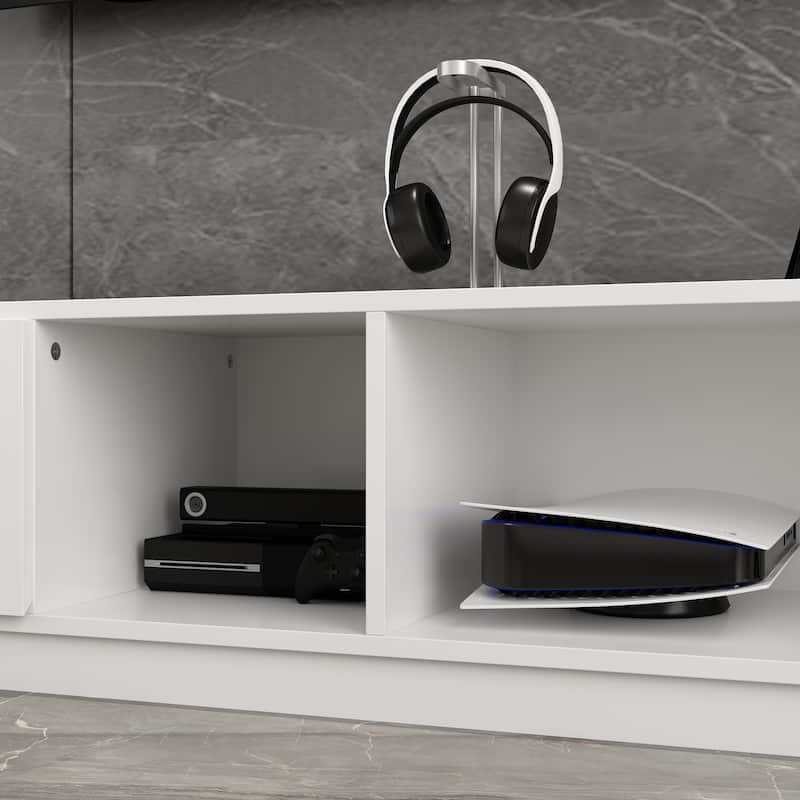 Modern TV Stand Universal Entertainment Center, TV Cabinet 90+inch TV