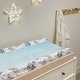 preview thumbnail 4 of 2, Lambs & Ivy Disney Baby Winnie the Pooh Hugs Soft Blue Minky Changing Pad Cover