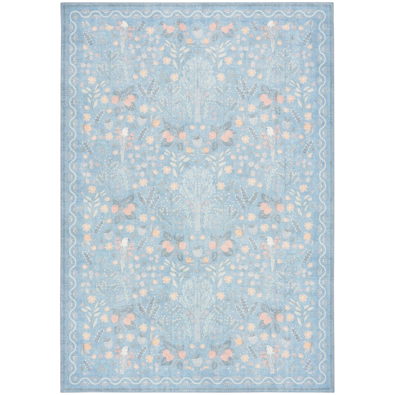 Nourison Botanical Washables Indoor only Chic Floral Area Rug