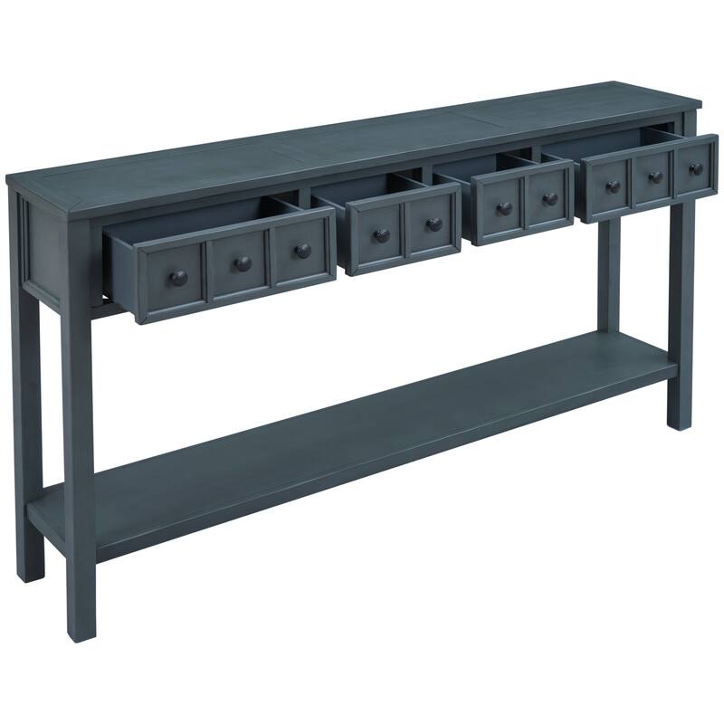 Rustic Entryway Console Table and 60" Long Sofa Table