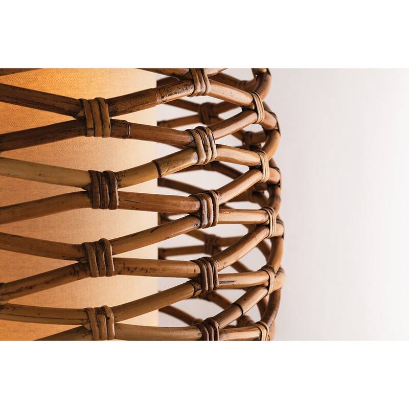 Troy Lighting Balboa 8-light Bronze and Natural Pendant