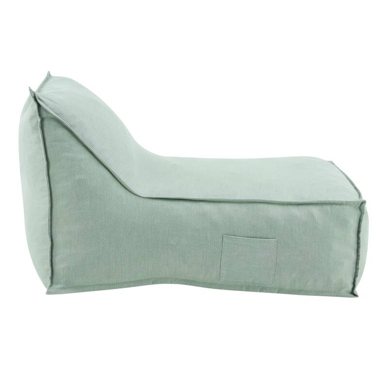 Christopher Knight Home- Carter Outdoor Fabric Bean Bag Lounge Chair