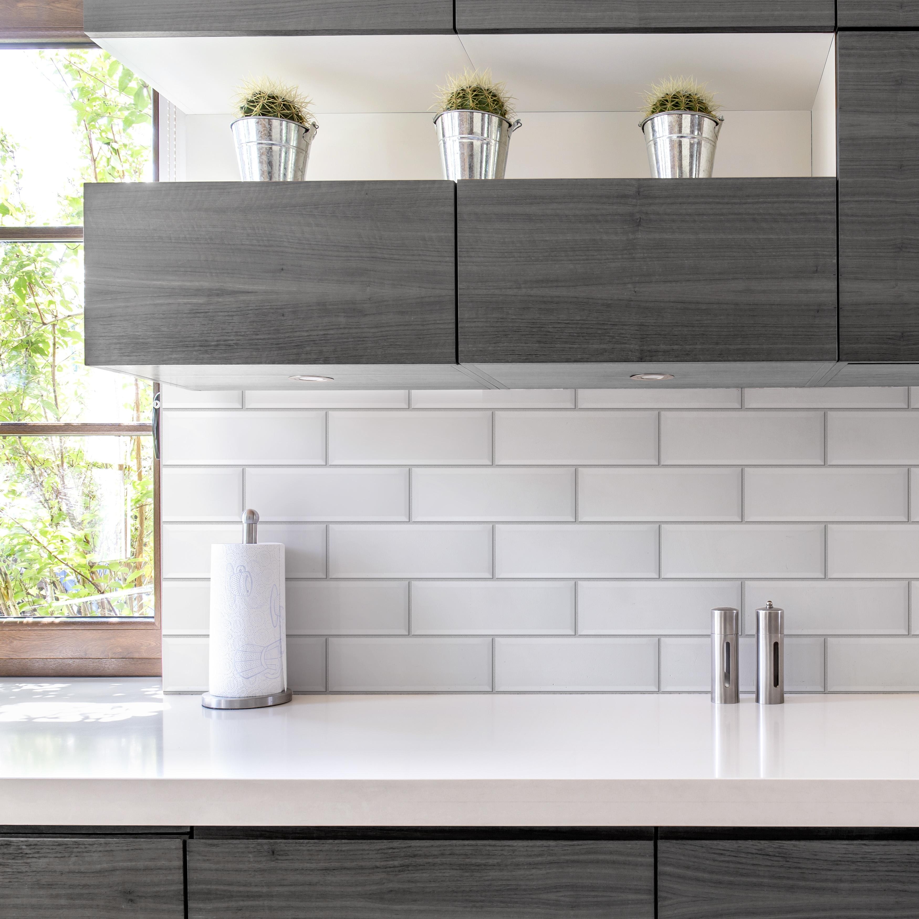 Merola Tile Santorini Loft Blanco 4" x 11-7/8" Ceramic Wall Tile