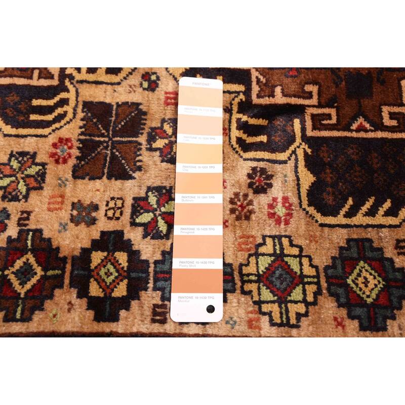 ECARPETGALLERY Hand-knotted Teimani Beige Wool Rug - 3'8 x 6'3