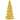 9.5" Metallic Gold Woodland Christmas Tree Decoration