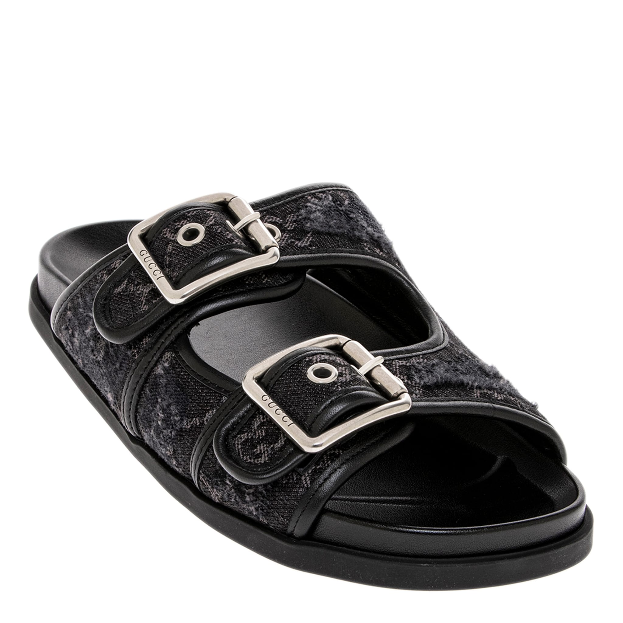 Gucci Men's Slide Sandals with Buckles
