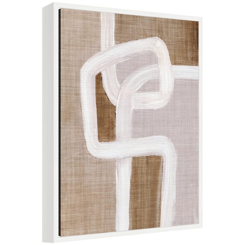 Kate and Laurel Sylvie Rhythmic Lines l Framed Canvas by Nikita Jariwala - 18x24