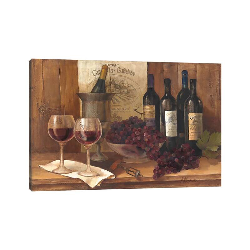 iCanvas "Vintage Wine" by Albena Hristova Canvas Print