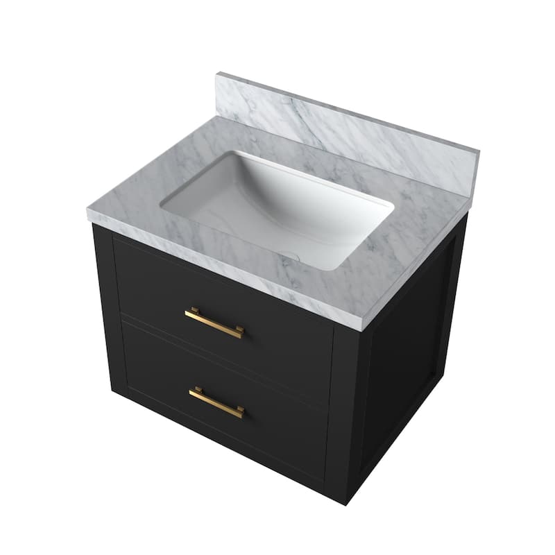 Castor Bath Vanity with Acrylic Top and Sink
