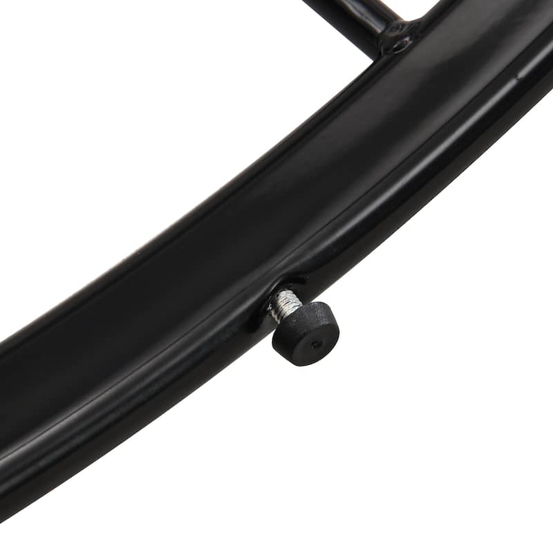 Roomfitters Modern 7-Piece Dining Table Set, 55" Faux Marble Kitchen Table with 6 Space-Saving Metal Chairs for 6