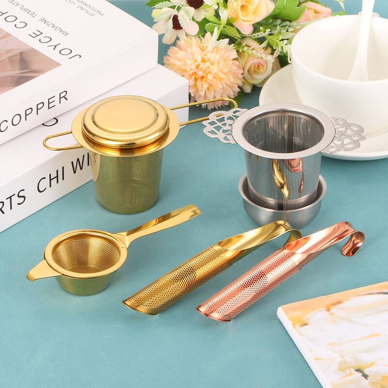 1 Pcs Tea Infuser Filter with Handle Tea Strainer for Loose Leaf Tea