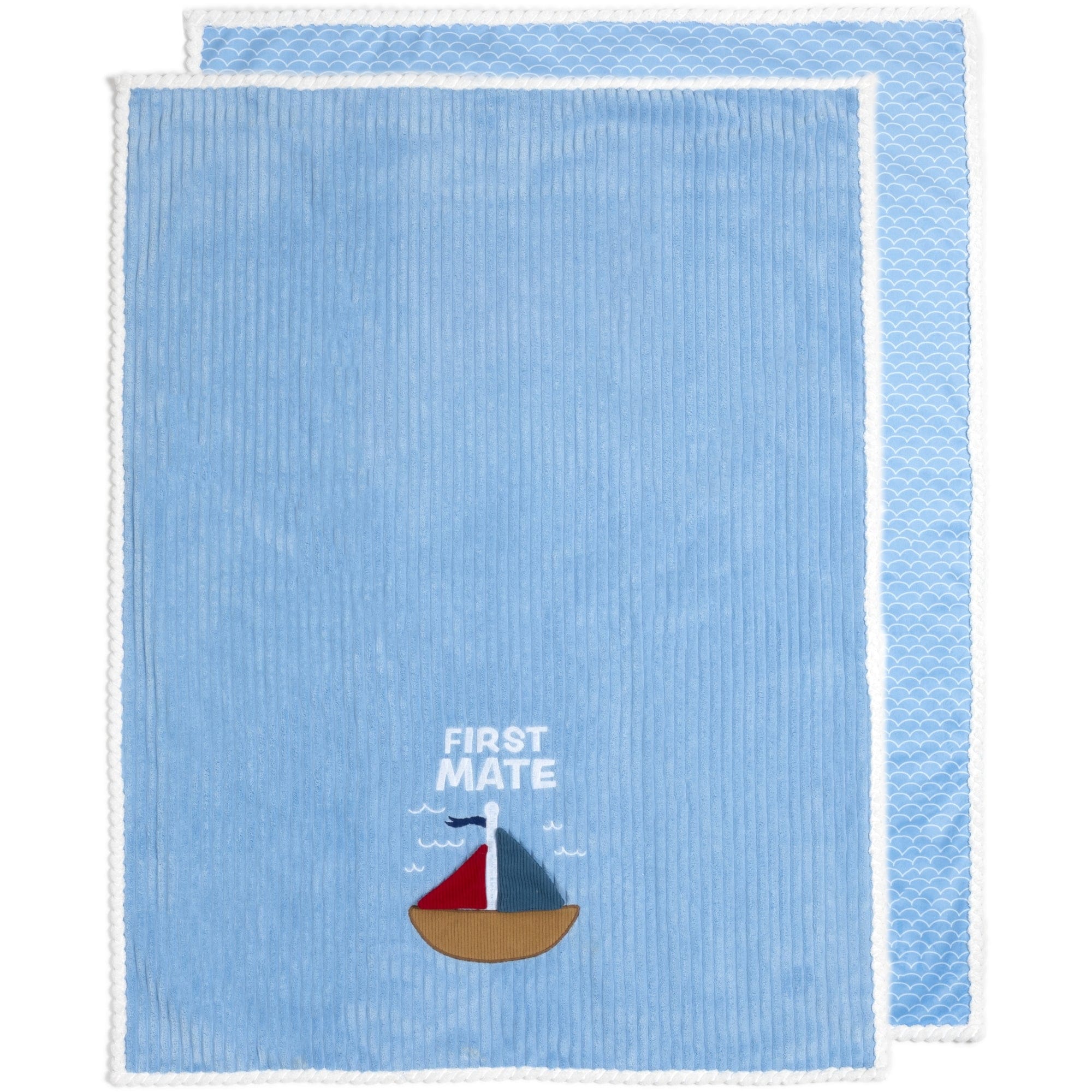 Pavilion First Mate Ribbed Plush Blanket