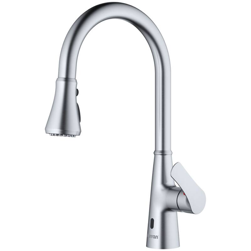 Karran USA KKF340 Kadoma 1.8 GPM Single Hole Kitchen Faucet - Stainless Steel
