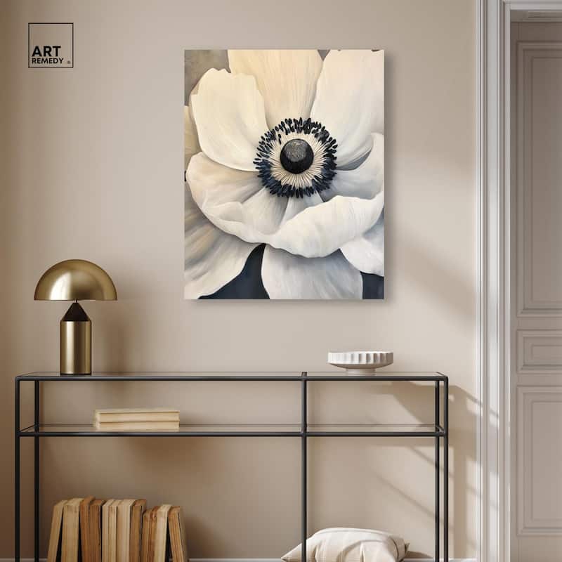 Heart of the Anemone Canvas by Art Remedy, Gallery Wrapped