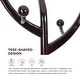 preview thumbnail 20 of 140, Tree-branch Rubberwood Freestanding Coat Rack with Hooks
