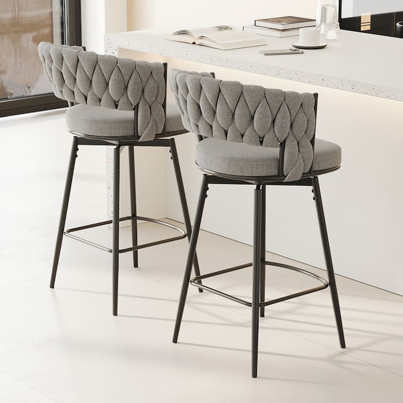 360°Swivel Bar Chairs With cushioned