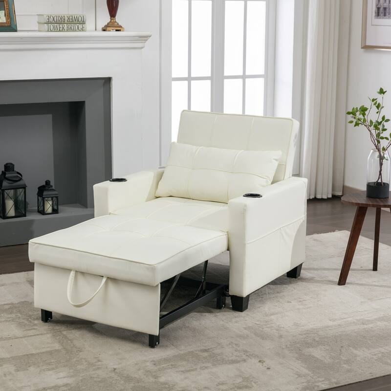 Pull Out Recliner Chair Bed Convertible 3 in 1