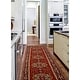 preview thumbnail 2 of 7, ECARPETGALLERY Hand-knotted Serapi Heritage Red Wool Rug - 2'6 x 21'7