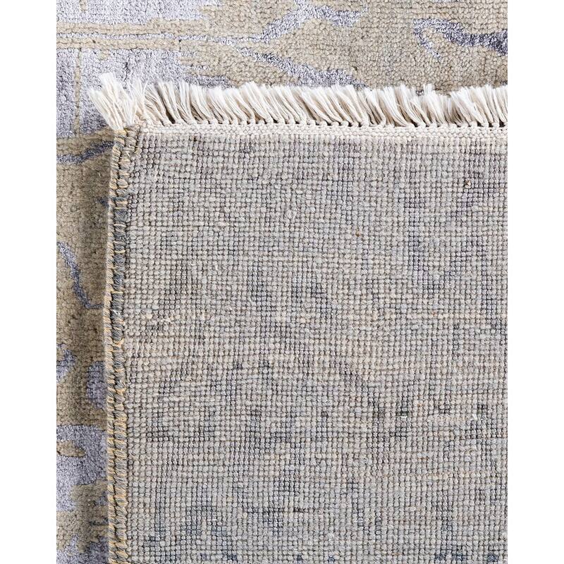 Ikat One-of-a-Kind Hand-Knotted Area Rug, Beige - 7' 10" x 9' 10"