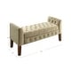 preview thumbnail 12 of 31, Copper Grove ArumVelvet Tufted Storage Bench / Settee
