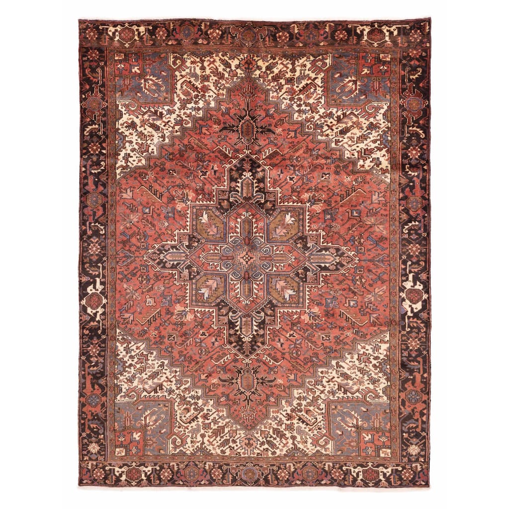 ECARPETGALLERY Hand-knotted Sarabi Red Wool Rug - 8'3 x 10'10
