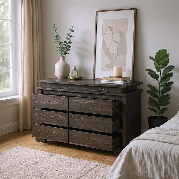 room and board dresser & | Modern Danbury Five-Drawer | Cherry Wood Four drawers offer ample space for clothing Modern Bedroom Furniture - Room