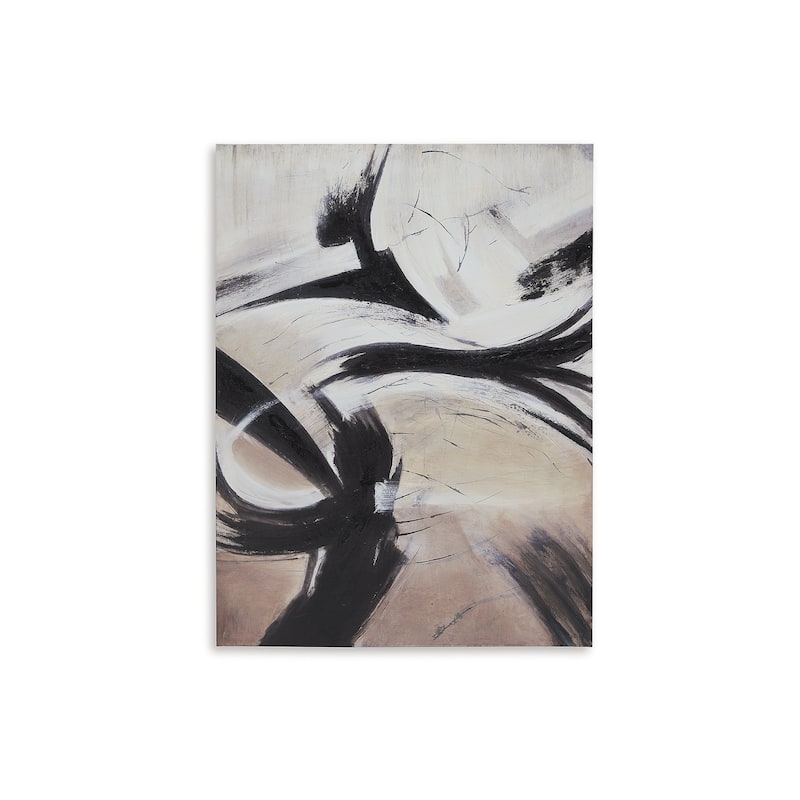 Signature Design by Ashley Braidage Brown/Black/White Wall Art